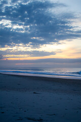 sunrise over the beach