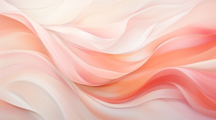 Obraz premium Abstract background with pink and orange flowing fabric.