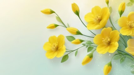 Fototapeta premium Nature flower background. Cosmos flowers beautiful in the garden. Spring nature freshness and renewal background. Flowering cherry apple tree branch in spring garden with beautiful flower