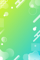 背景素材_メンフィス柄