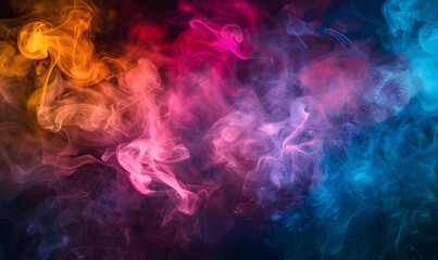 Abstract white smoke or steam swirls