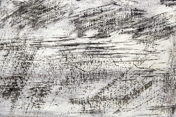 Scratched white wall