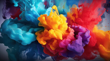 Fototapeta premium Abstract Composition Showcasing Vibrant Pantone Colors