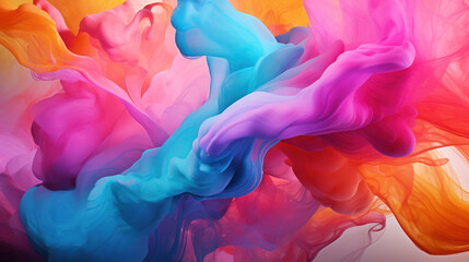 Abstract Composition Showcasing Vibrant Pantone Colors