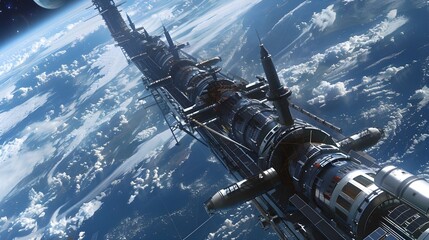 Obraz premium futuristic spaceship