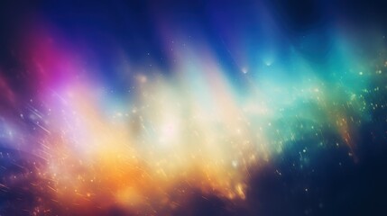 Obraz premium Blur colorful warm rainbow light leaks