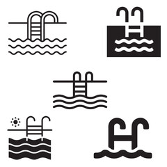 Swimming pool vector design eps file 