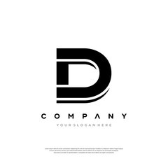 DD logo design vector luxury premium icon