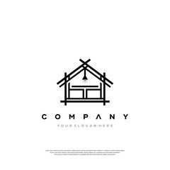 Fototapeta premium Elegant Abode Emblem Logo
