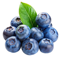 blueberries on white background © MdWaliul