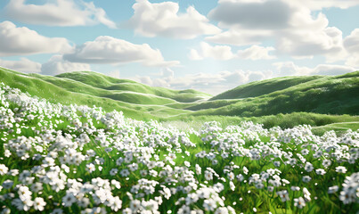 Obraz premium meadow with flowers