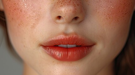 Fototapeta premium female lips HD 8K wallpaper Stock Photographic Image 