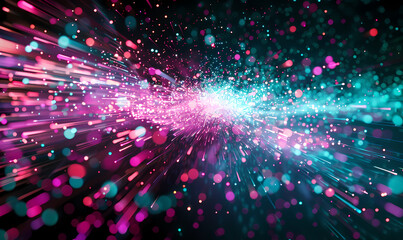 Fototapeta premium abstract background with bokeh