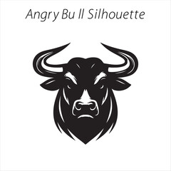 bull head silhouette
