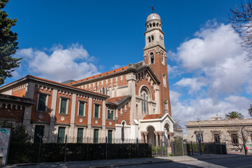 Parish of Our Lady of the Sacred Heart, located in the Punta Carretas area, in Montevideo. Catholic Church.