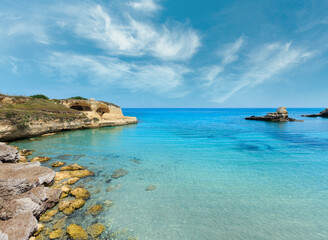 Beach Torre Sant'Andrea, Salento, Italy