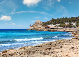 Beach Montagna Spaccata, Salento, Italy