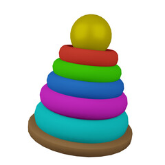 3D Toys Illustrations