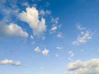 Obraz premium abstract background of cloudy blue sky view in summer