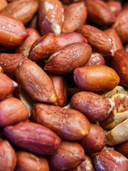 Peanuts Up Close. Shelled peanuts in detail, ideal for food and nutrition content.