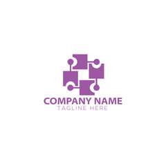 Global technology logo/identity design template vector
