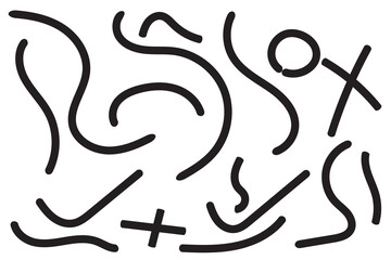 Colorful abstract brush stroke painting seamless pattern illustration. Modern paint line background in fun summer color. Messy graffiti sketch wallpaper print, freehand rough hand drawn texture