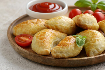 dumplings with potatoes ravioli with basil