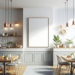 A room style interior set design with a table and chairs engaging creative professional.