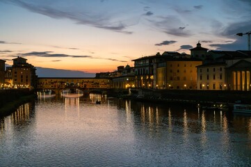 Obraz premium view of the town country