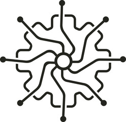 Cutting-edge technology vector design integrates sleek aesthetics with powerful functionality, enhancing user experiences across diverse platforms.