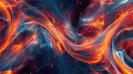 Abstract flames twist and turn, offering a visually arresting background for your content.