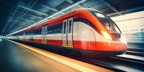 Naklejka premium Explore core principles of modern transportation systems. Concept Infrastructure Design, Sustainable Practices, Efficient Network Planning, Technology Integration, User-Centric Solutions