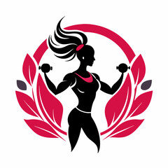 fitness-silhouette-beauty-logo