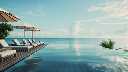 Luxury villa with infinity pool