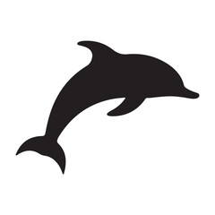 Dolphin vector Silhouettes Set. Vector illustration