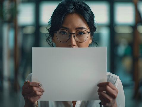 Inspiring Coach with Blank Paper - Candid Motivational Shot on Nikon Z6 with f/2.8 Lens