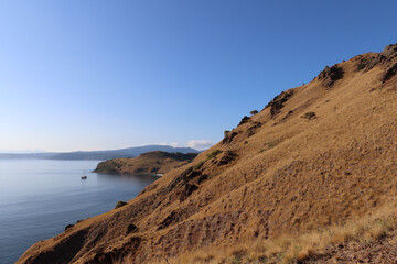 view from the top of the cliff - ~Padar island, Indonesia