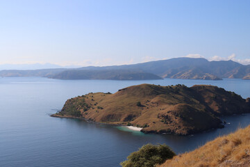 view from the top of the mountain - Padar Island