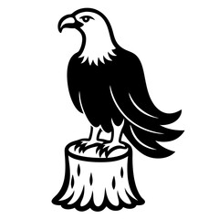 eagle on a white background