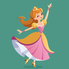 Princess dancing image