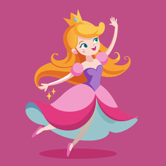 princess in a dress