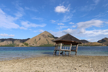 Sunshade on Kelor beach