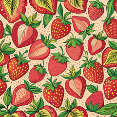 strawberry icon collection abstract vector background
