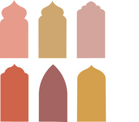 set of labels with a ribbon, Vector