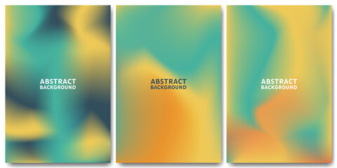 Abstract mesh gradient background. Bright color blend. Green and yellow vector background. For banner, poster, social media, promotion