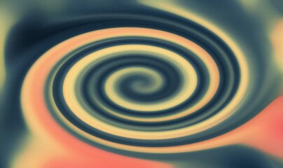 Twisted blue orange gradient liquid blur abstract backgrounds, Abstract twirl blurred background 