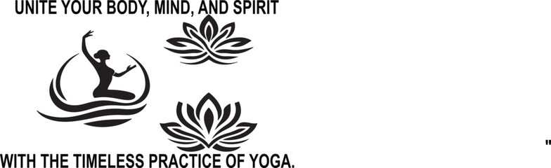 a yoga logo person icon vector style