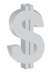 US dollar sign. vector illustration