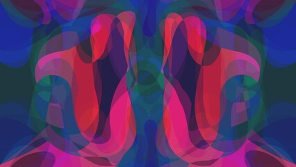 Colorful Abstract groovy background animation video