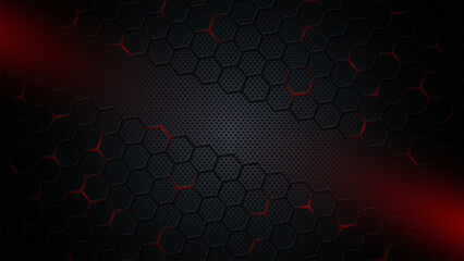 Dark Abstract honeycomb vector wallpaper with texture effects